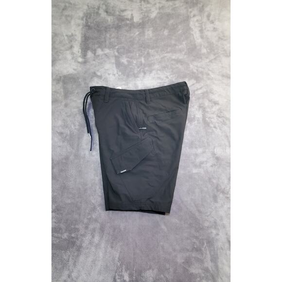 Volcom Men's Sz 28 Surf & Turf 4 Way Stretch Chino Shorts Black C4-19 - Picture 7 of 10